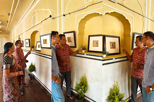 जब पत्थर बोले भावनाओं की भाषा: राजकुमार गुप्ता की पेबल आर्ट प्रदर्शनी ने मोहा मन